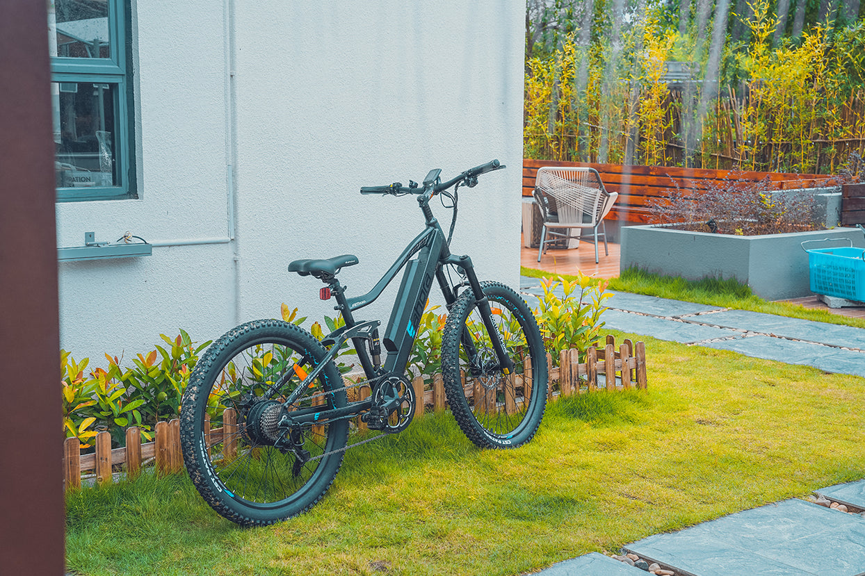 500W Electric Mountain Bike | Full Suspension Electric Mountain Bike | Eahora AM100