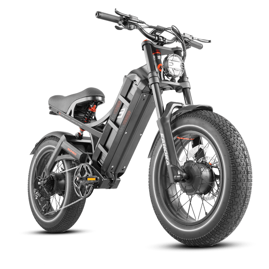 Eahora Romeo Pro | 1,200W 60Ah Full Suspension | Electric Fat Bike ...