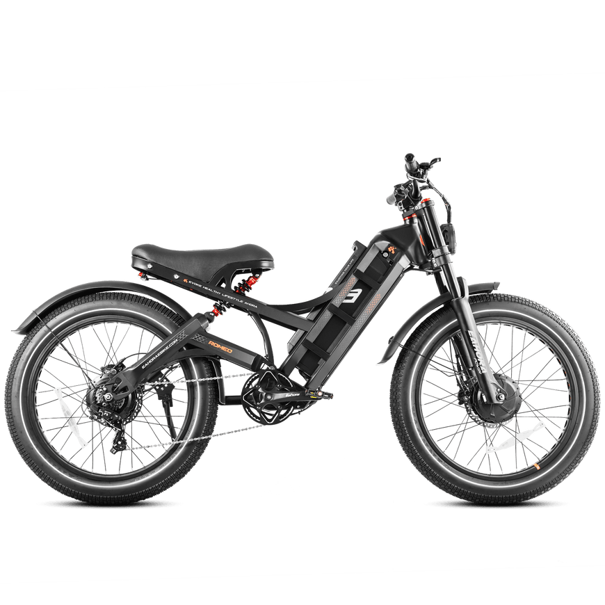 Eahora Romeo Pro | 1,200W 60Ah Full Suspension | Electric Fat Bike ...